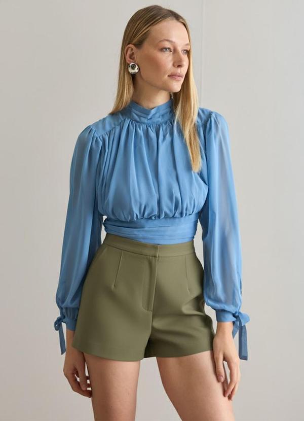 Carlota Costa - Short Alfaiataria Verde 2