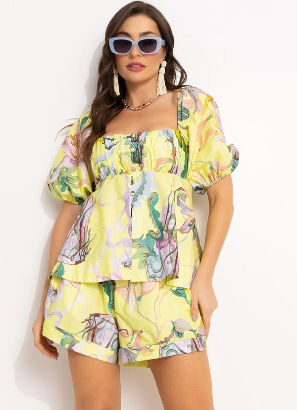 Farm - Short Amarelo 4