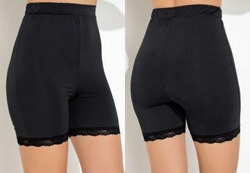 Short Angua Preto em Malha Fria