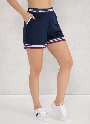 Moda Pop - Short Azul com Bolsos - MODA POP
