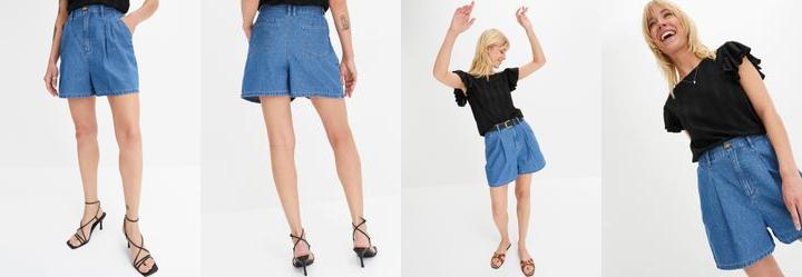 Short Azul em Jeans Leve