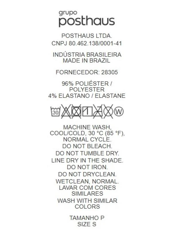 Quintess - Short Azul em Malha Crepe Texturizada 16