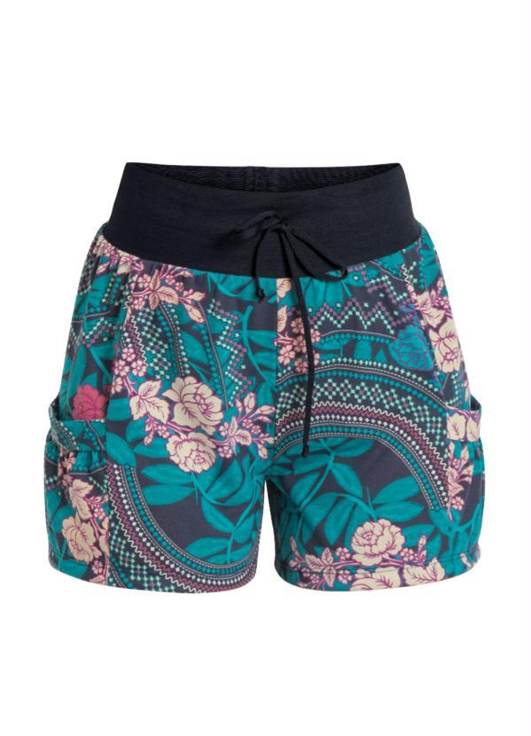 Moda Pop - Short Básico com Bolsos Estampada 3