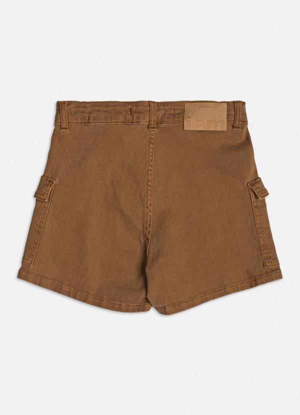 Authoria - Short Cargo de Sarja Caramelo Caramelo 2