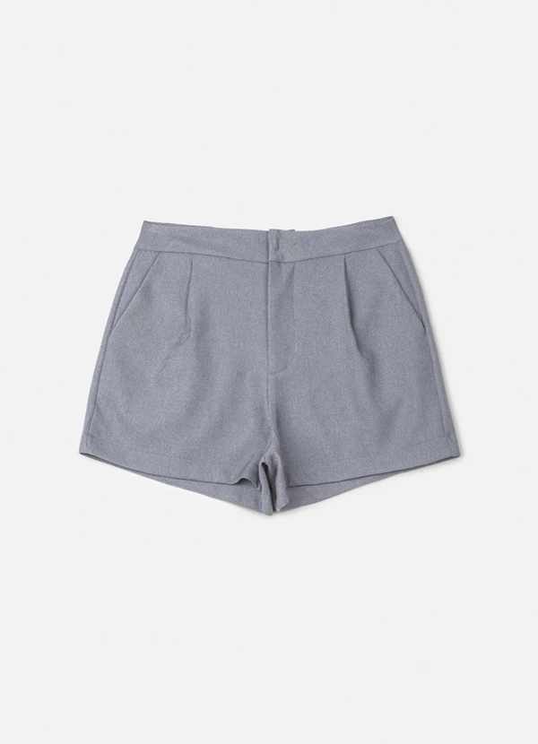 Authoria - Short Cinza de Alfaiataria Cinza 2