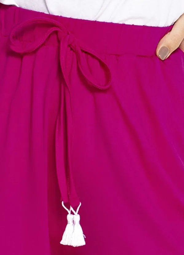 Queima Estoque - Short com Amarração Rosa 3