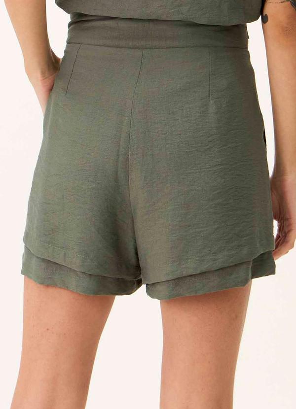 Carlota Costa - Short com Cinto Ponteiras Verde 2