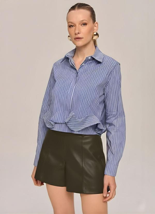 Carlota Costa - Short Couro Verde 2