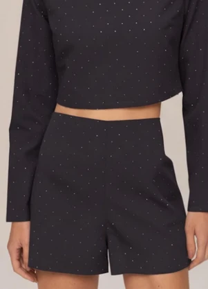 Carlota Costa - Short Curto Cinza - CARLOTA COSTA