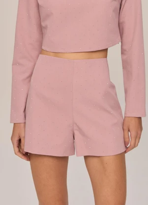 Carlota Costa - Short Curto Roxo - CARLOTA COSTA