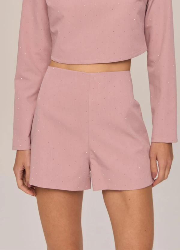 Carlota Costa - Short Curto Roxo