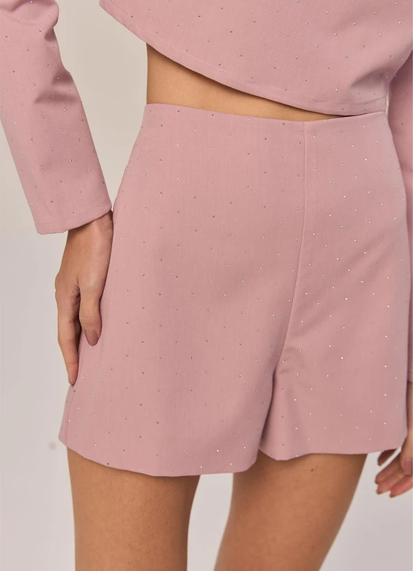 Carlota Costa - Short Curto Roxo 3