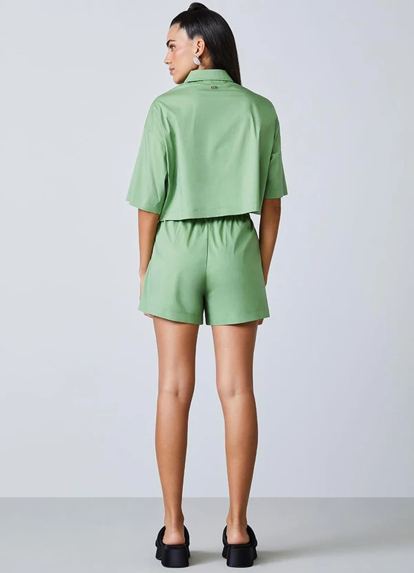 Authoria - Short de Alfaiataria com Strass Verde 4