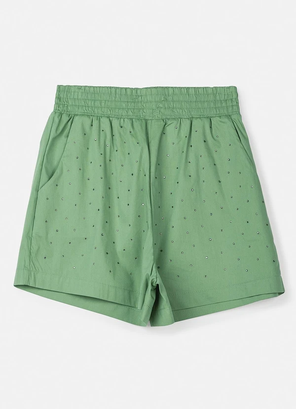 Authoria - Short de Alfaiataria com Strass Verde 5