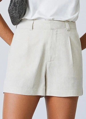 Authoria - Short de Linho Cru Cru - AUTHORIA