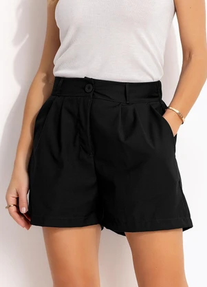 Bimini - Short em Alfaitaria Preto - BIMINI