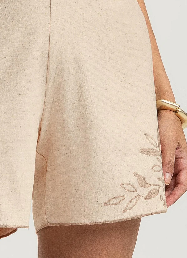 Gris - Short em Linho Bege 3