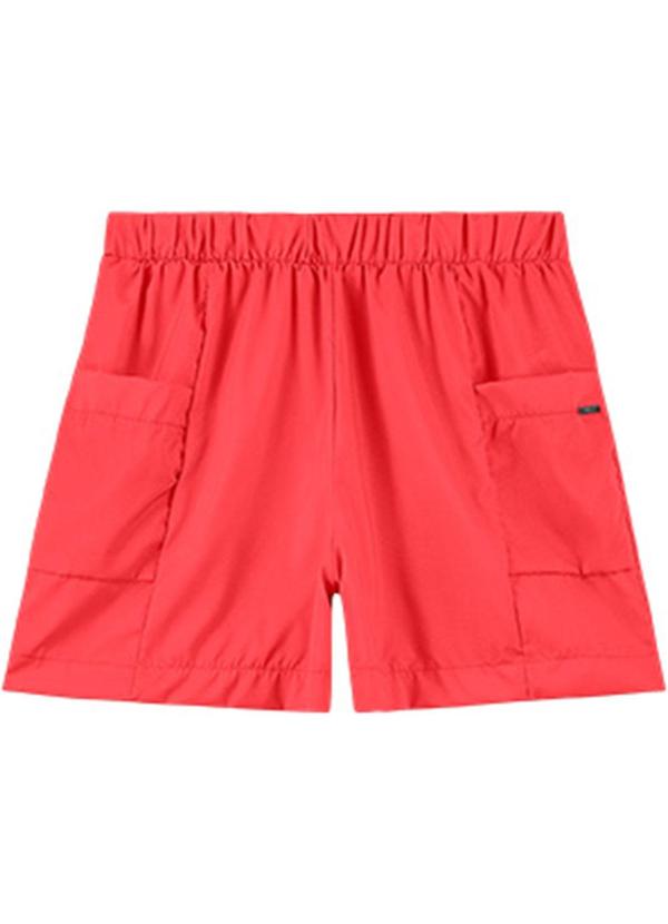 Rezzato - Short em Viscose Bolsos Laterais Adulto Rosa 
