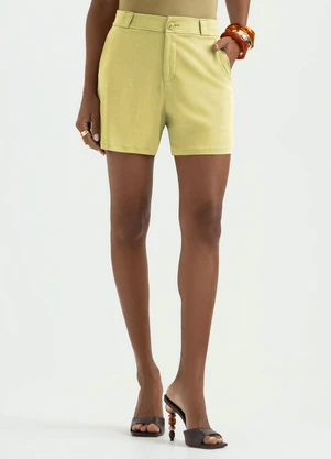 Cativa - Short em Viscose Caramelo - CATIVA