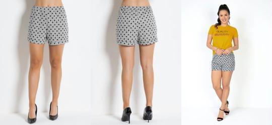 Short Estampado Po com Elstico no Cs
