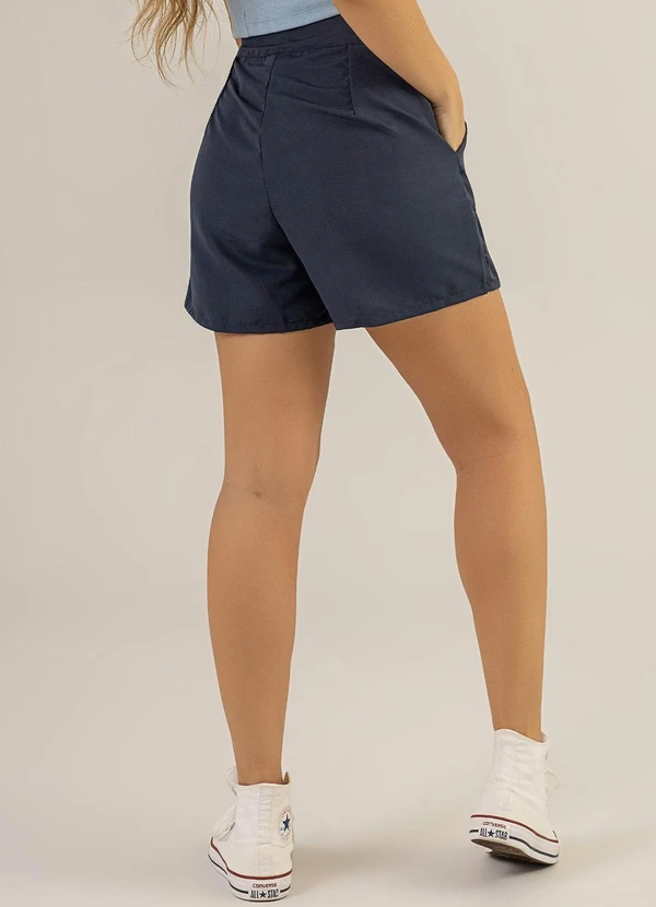 The Philippines - Short Feminino Básico Azul 2