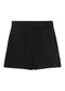 Marialícia - Short Feminino com Cinto Vermelho - variação: Preto