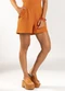 Marialícia - Short Feminino em Moletom Preto - variação: Laranja