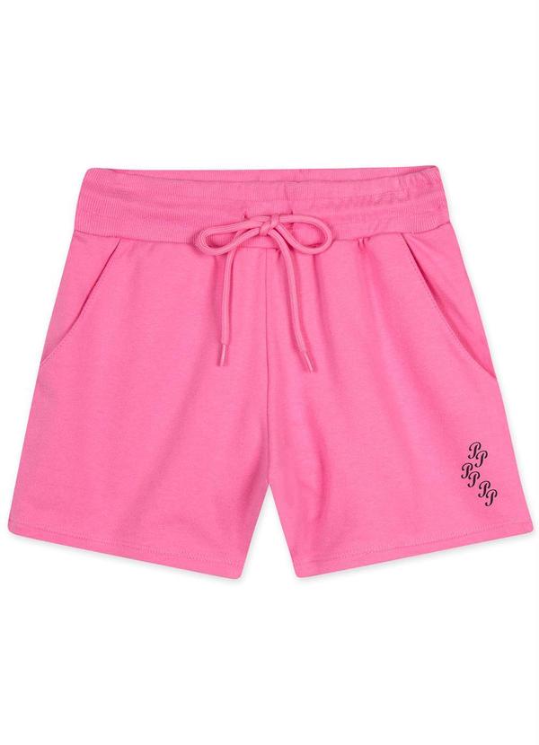 Pakalolo - Short Feminino Moletom Rosa 3
