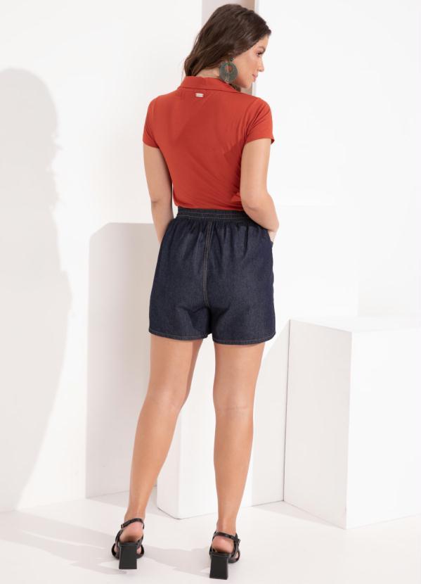 Outlet - Short Jeans com Bolsos Funcionais 4