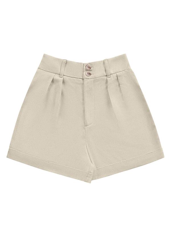 Angel - Short Linho Bege 5