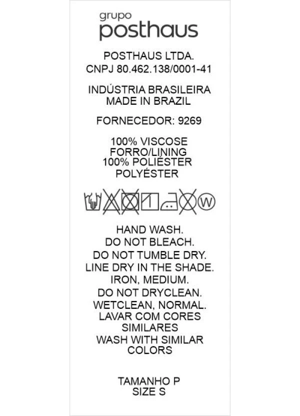 Quintess - Short Listrado Rosa e Cinza em Viscose Plana 17