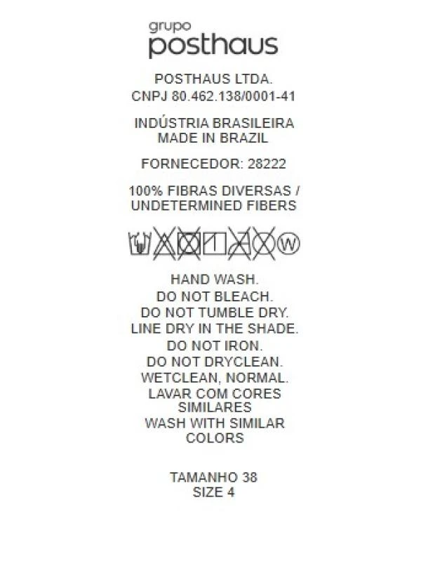 Quintess - Short Listrado Rosa em Tecido Plano Sustentável 13