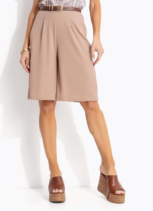 Short (Marrom) em Malha Anarruga