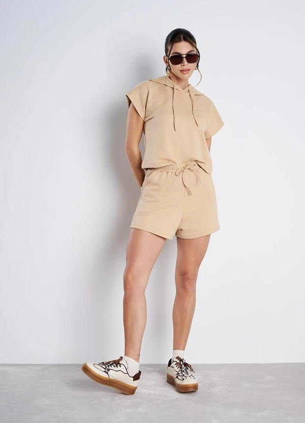 Meu Jeans - Short Moletinho Essenza Cappuccino 3