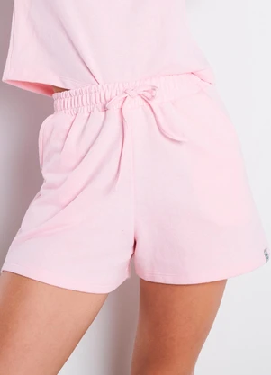 Meu Jeans - Short Moletinho Essenza Rosa Bebê - MEU JEANS