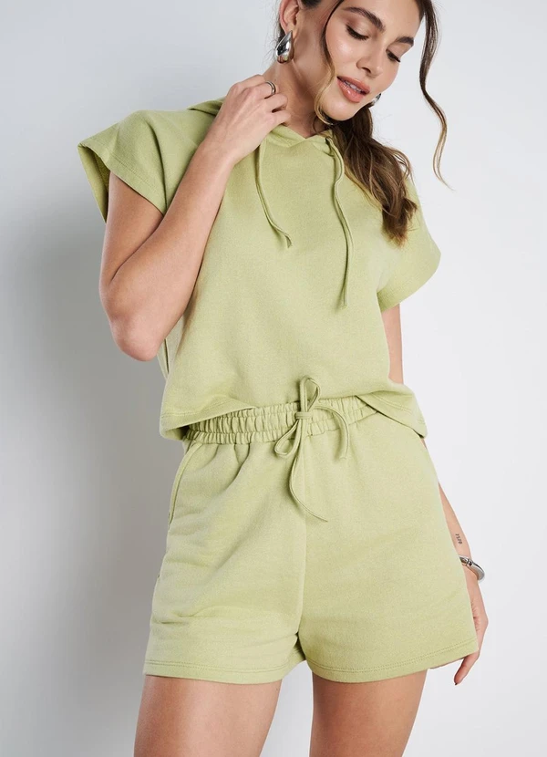 Meu Jeans - Short Moletinho Essenza Verde Olive 4