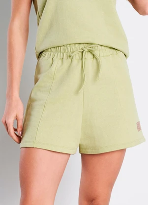 Meu Jeans - Short Moletinho Sandy Verde Olive - MEU JEANS