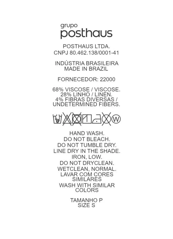 Quintess - Short Natural em Linho 9