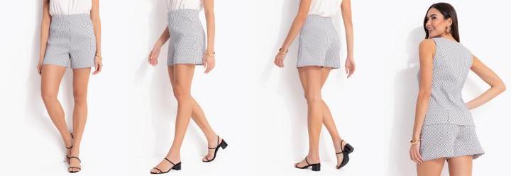 Short Po� Branco em Begaline