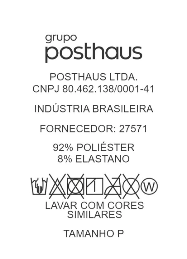 Bimini - Short Preto em Malha com Elastano 9