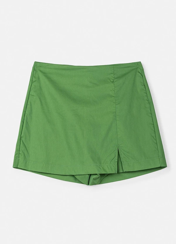 Authoria - Short Saia de Tricoline Verde Verde 5