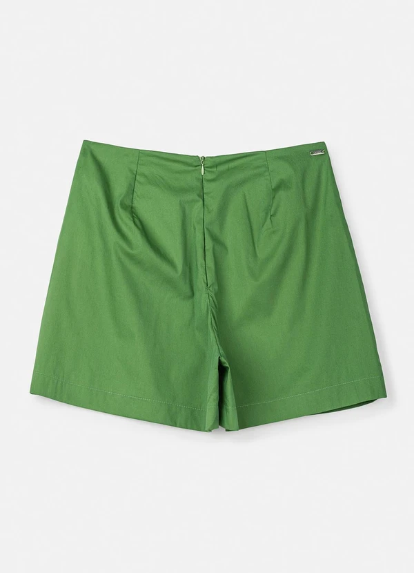 Authoria - Short Saia de Tricoline Verde Verde 6