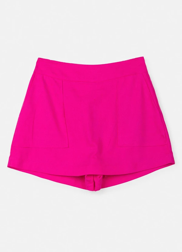 Authoria - Short Saia Pink de Linho Rosa 5