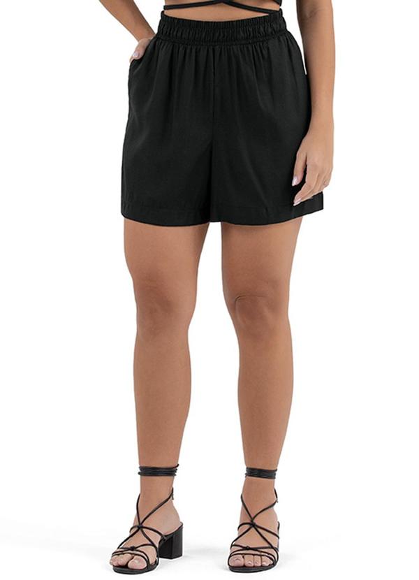 Rezzato - Short Sofisticated Summer Adulto Feminino Preto
