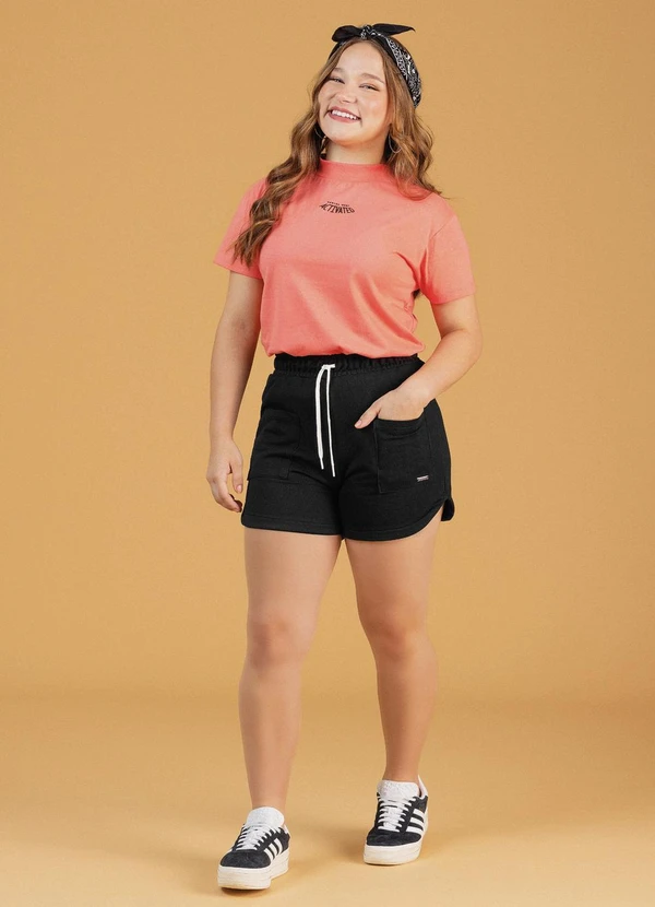 Soft Bonni - Short Teen Feminino Preto