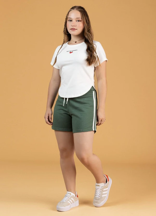 Soft Bonni - Short Teen Feminino Verde