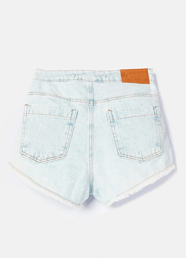 Authoria - Short Trendy Jeans Claro Branco 2