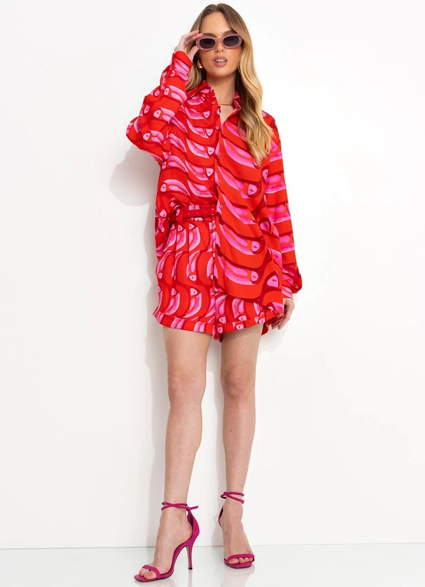 Farm - Short Tucabacana Vermelho 6