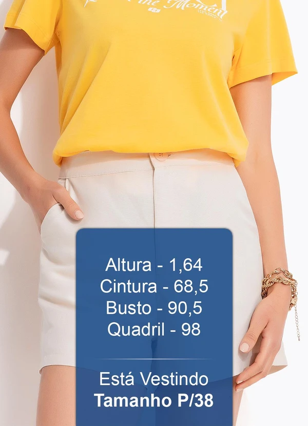 Colcci - Short Viscolinho Bege 6
