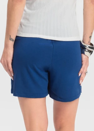 Infinita Cor - Shorts Adulto Feminino Azul - INFINITA COR